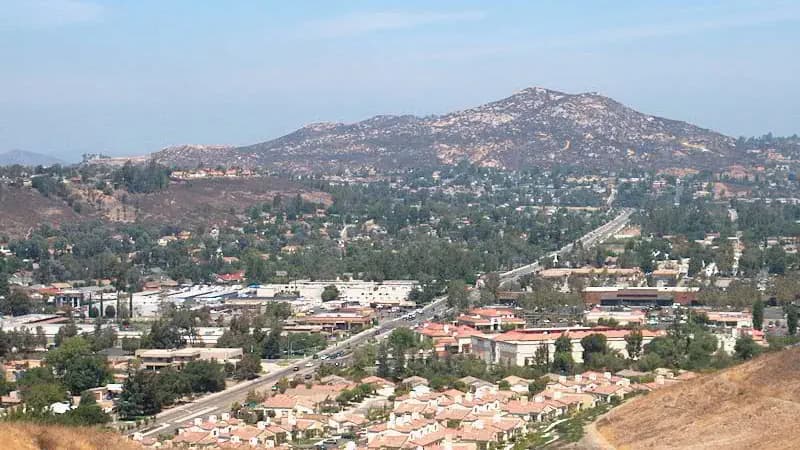 Homes and Twin Peaks in Poway