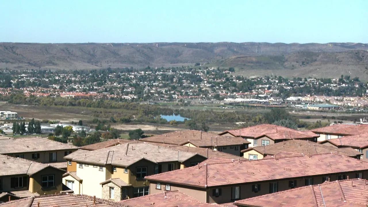 Santee landscape and the San Diego River corridor